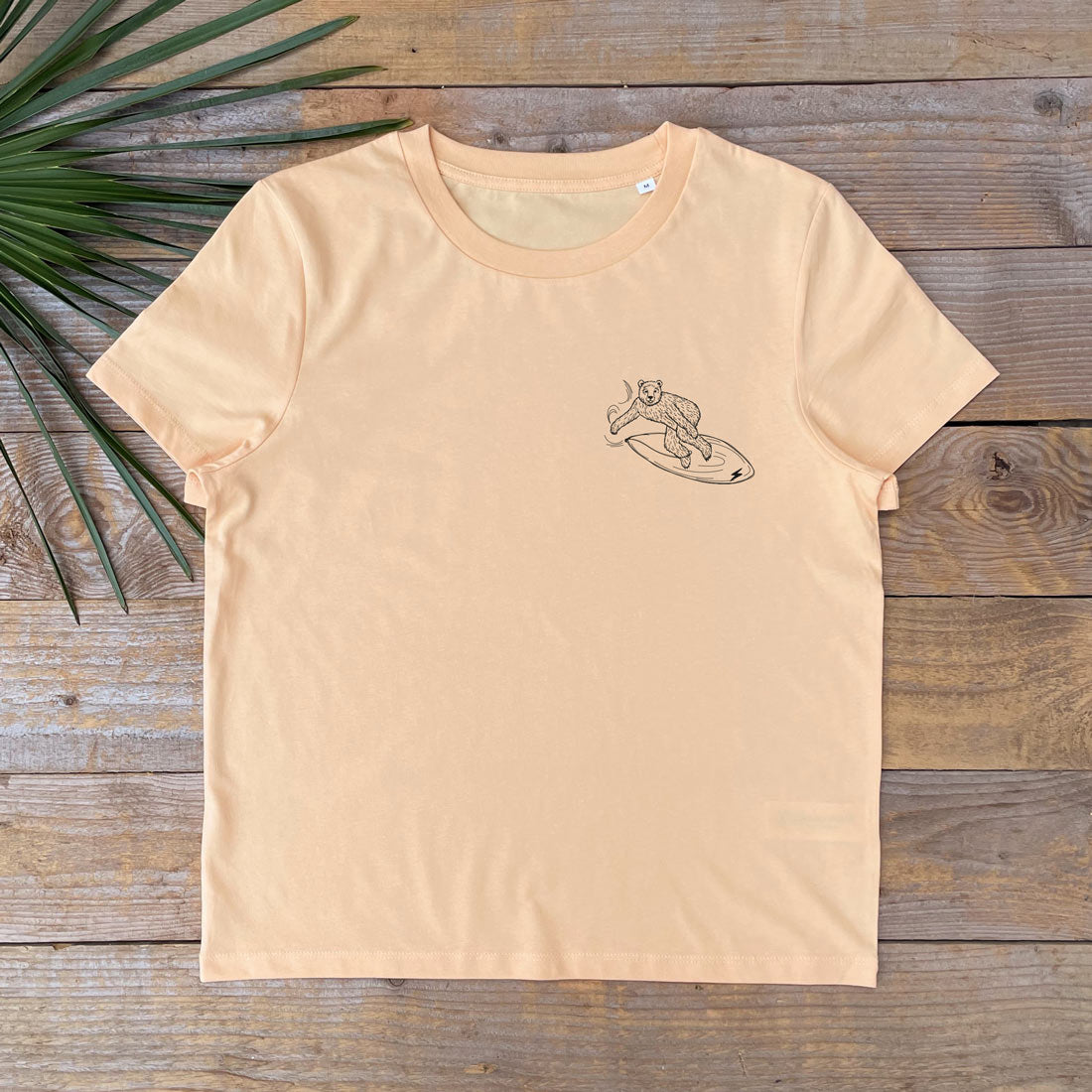 Surfing Bear' Scoop Neck T-Shirt